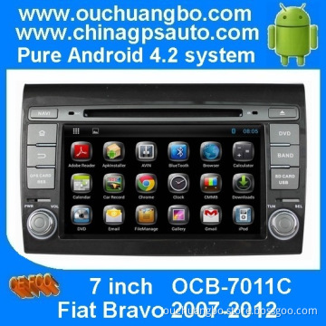 Ouchuangbo Android 4.2 Car DVD Navi Multimedia for Fiat Bravo 2007-2012	GPS Radio 3G Wifi BT